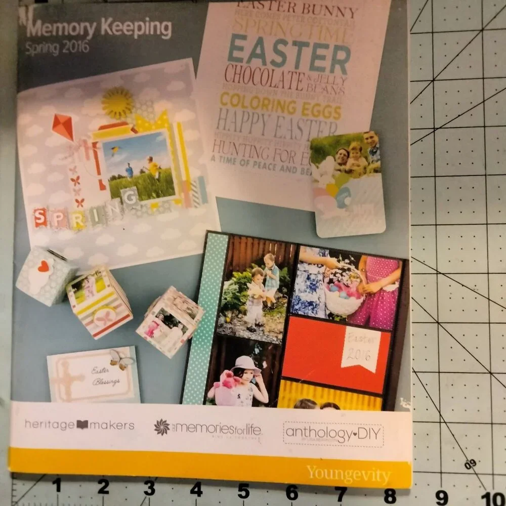 Memory Keeping Spring 2016 Scrapbooking Catalog Junk Journal Craft Cards